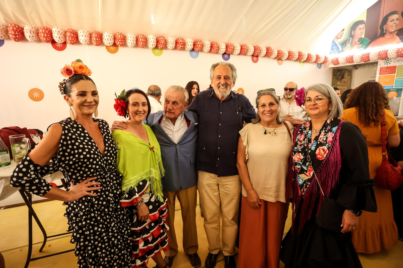 Imágenes de la caseta de Canal Sur en la Feria de Jerez