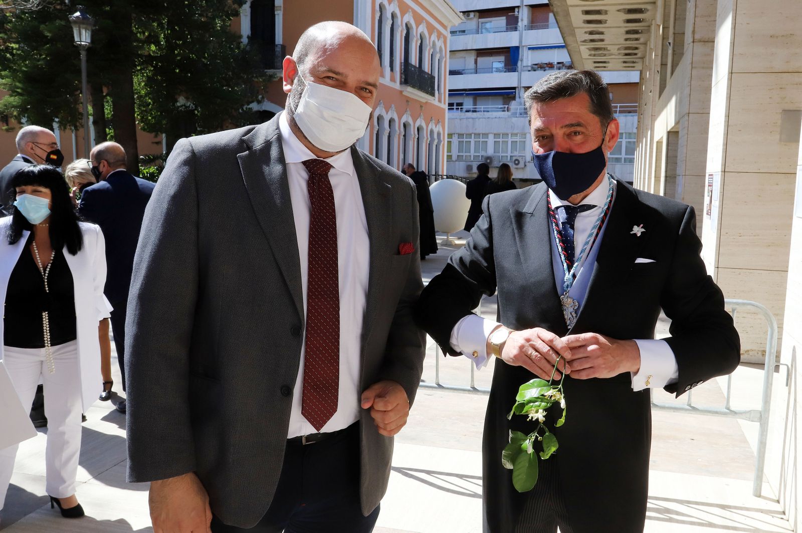 Imágenes del Pregón de la Semana Santa de Huelva 2021 de Eduardo Sugrañes