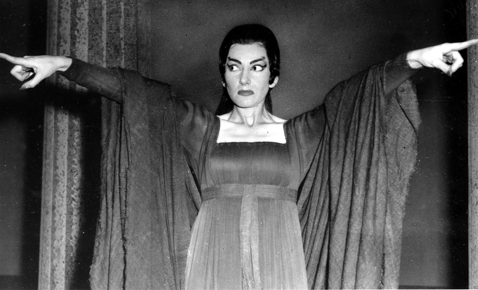 Maria Callas interpretando a Medea en Covent Garden (1959).