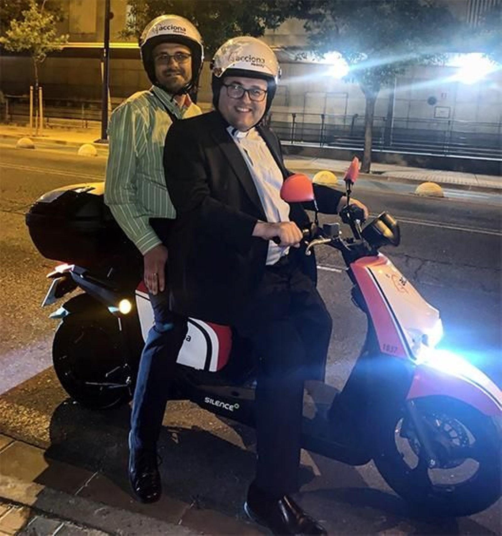 Sergio Codera en motocicleta.