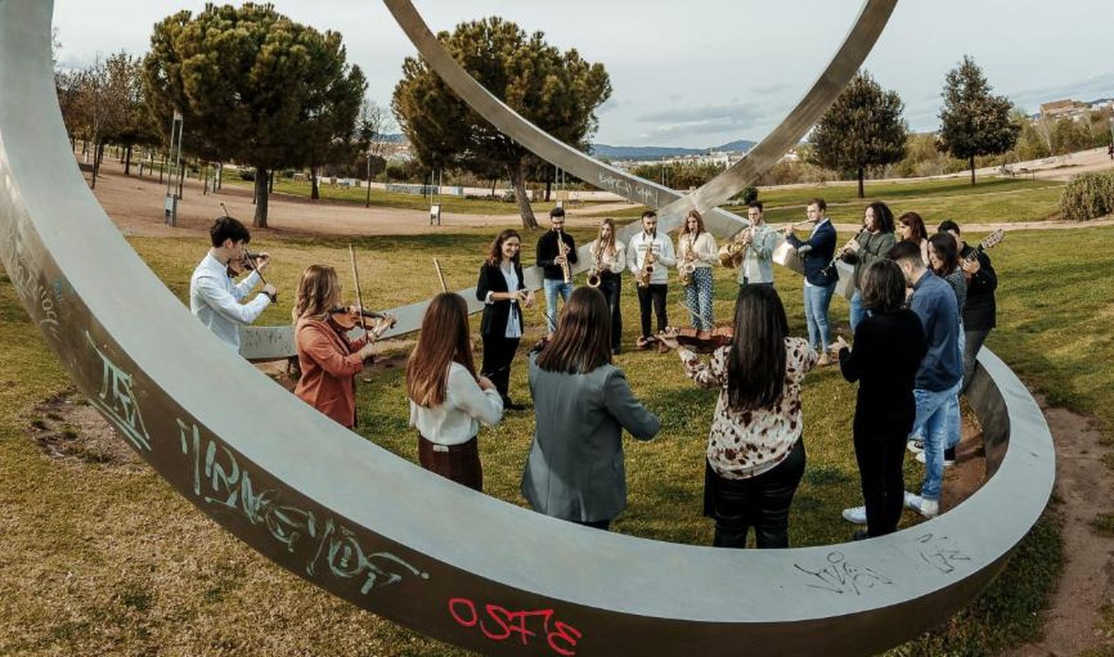 Ensayo de la Orquesta Sinfónica Flamenca de España.