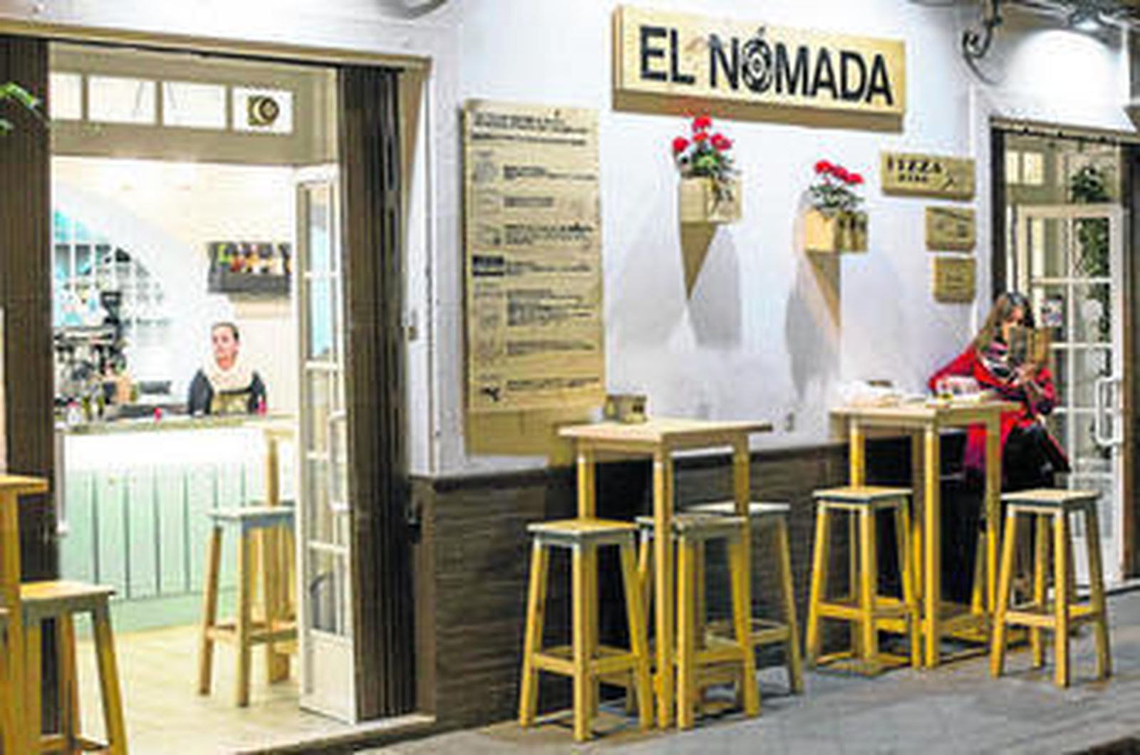 Comida a domicilio sobre dos ruedas