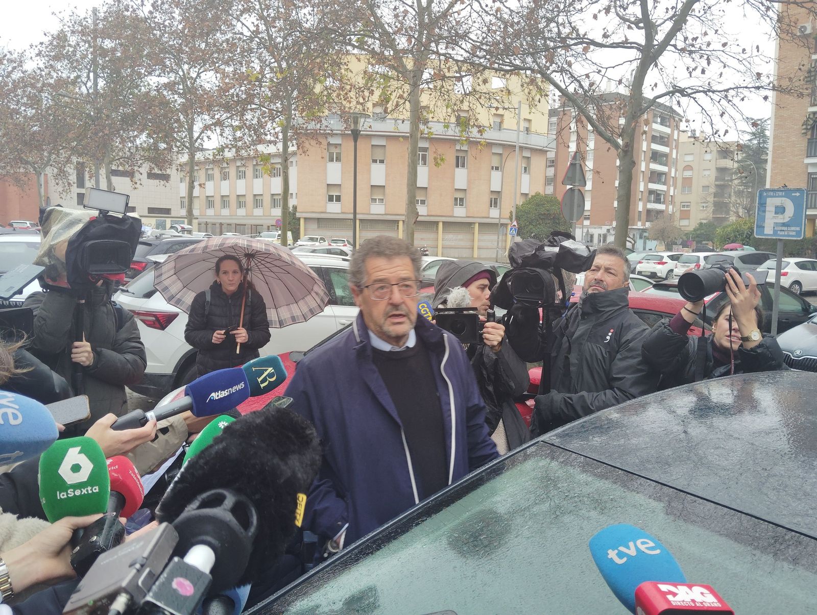 Miguel, familiar de Mario Jara, una de las víctimas del accidente.