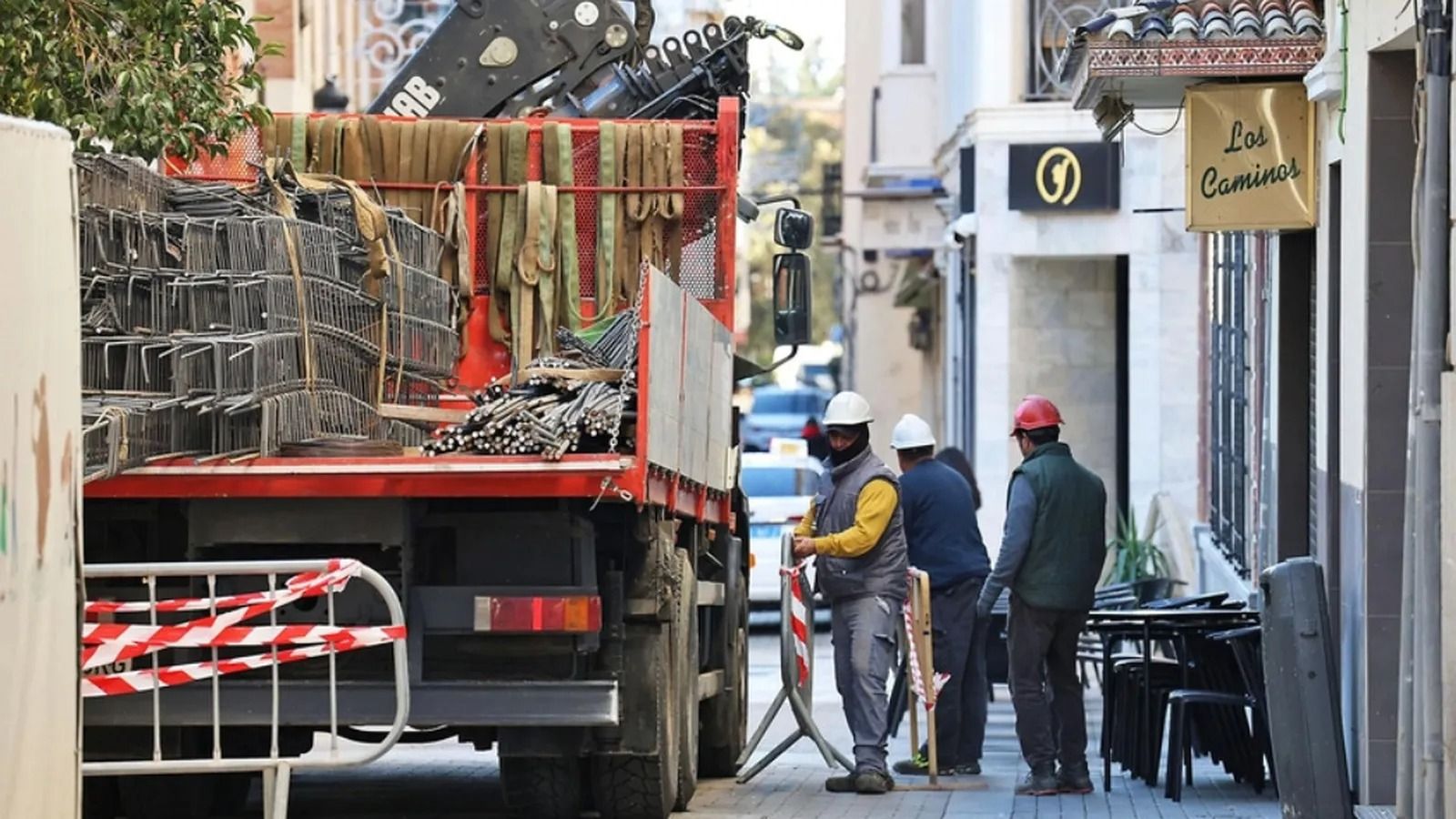 Varios trabajadores de Huelva.