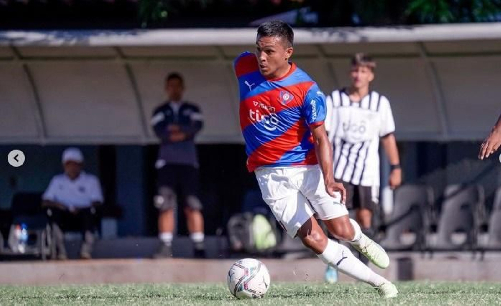 Héctor Bobadilla en las categorías inferiores de Cerro Porteño.