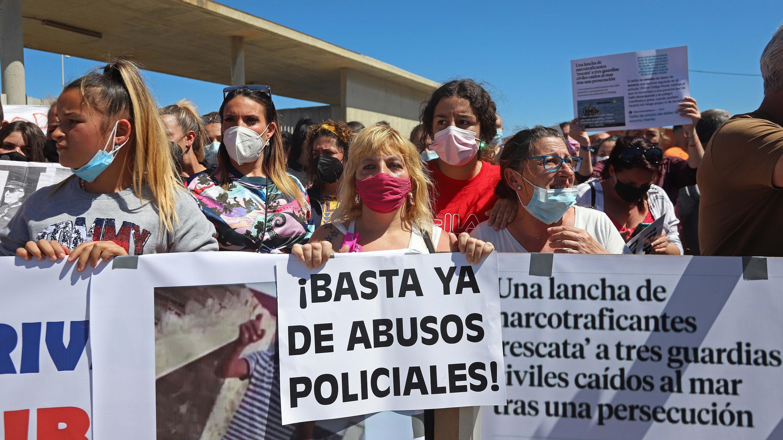Fotos de la manifestación de La Atunara en La Línea