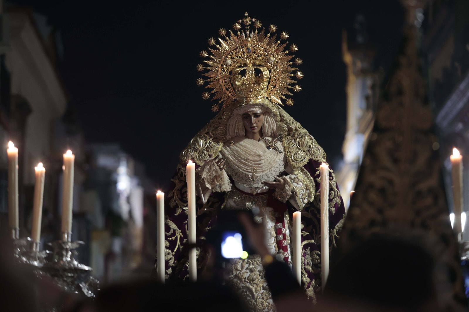 El traslado de la Esperanza de Triana a Santa Ana