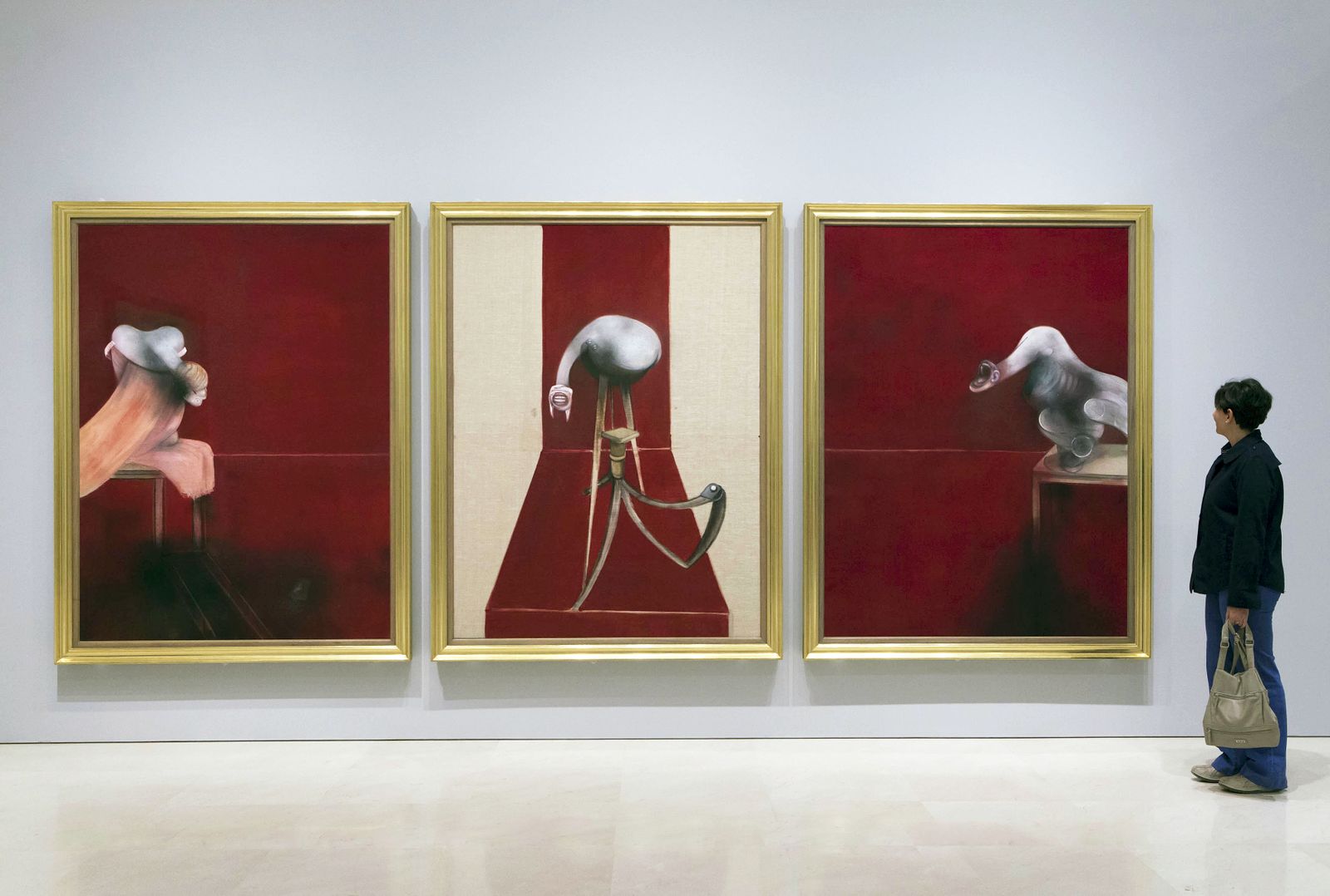 'Segunda versión de Tríptico 1944' (1988), de Francis Bacon, en el Museo Picasso