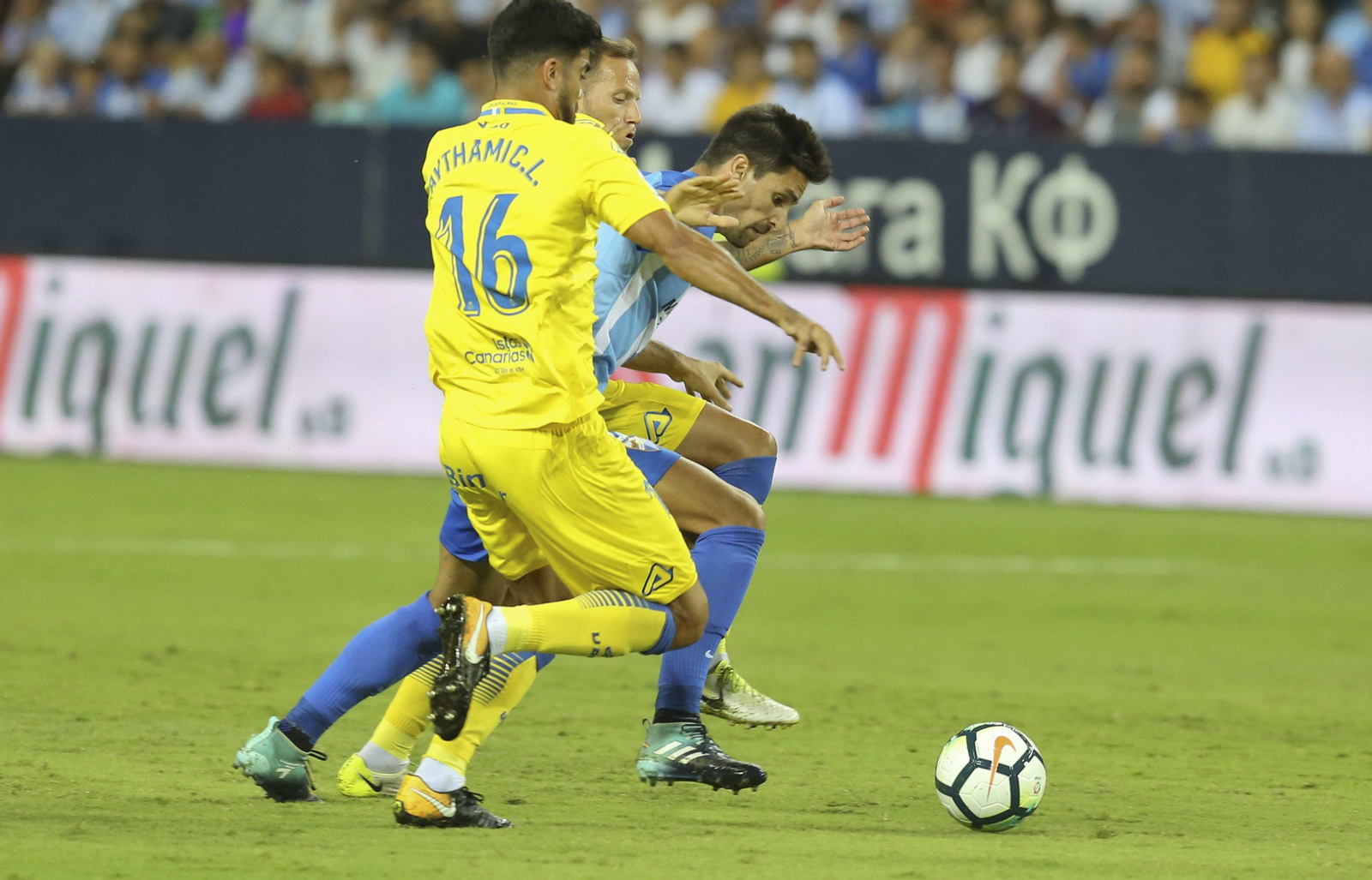 El Málaga CF-Las Palmas, en imágenes