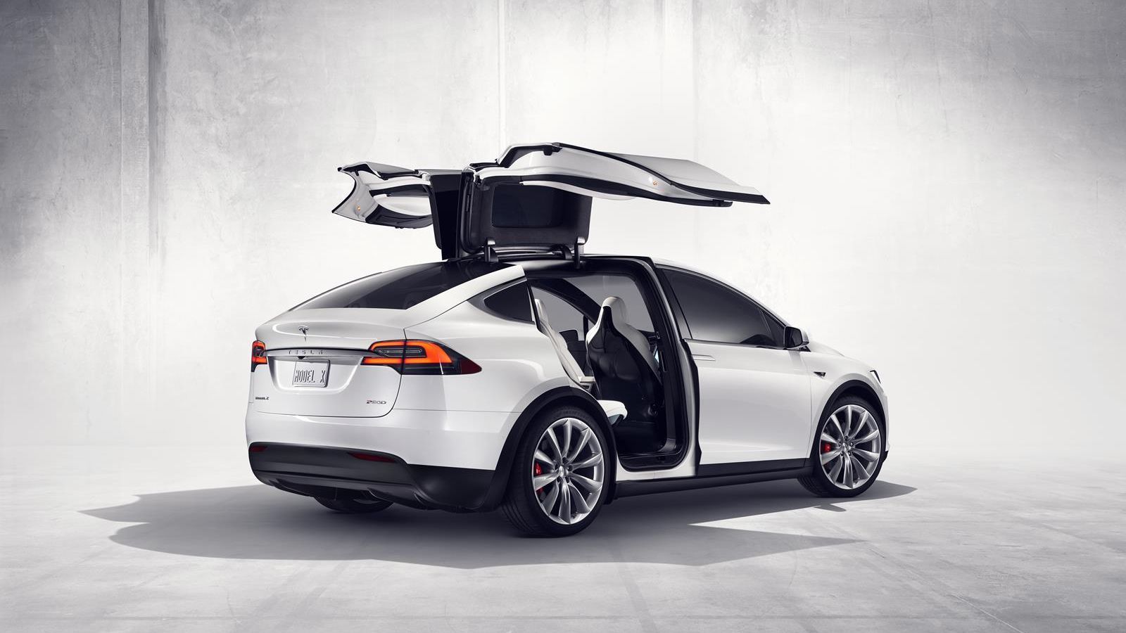 El segundo modelo, el Model X, es completamente futurista.