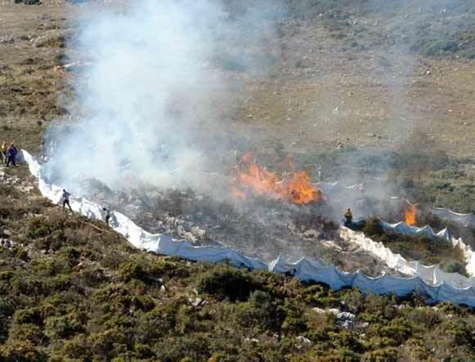 Pantallas contra el fuego