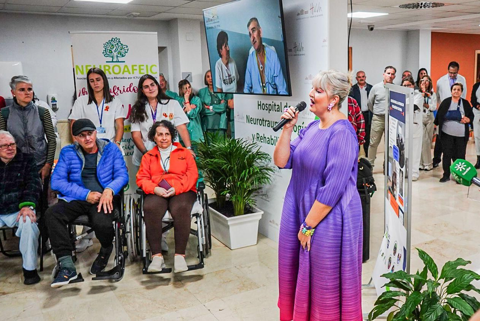 Cantarero durante su recital.