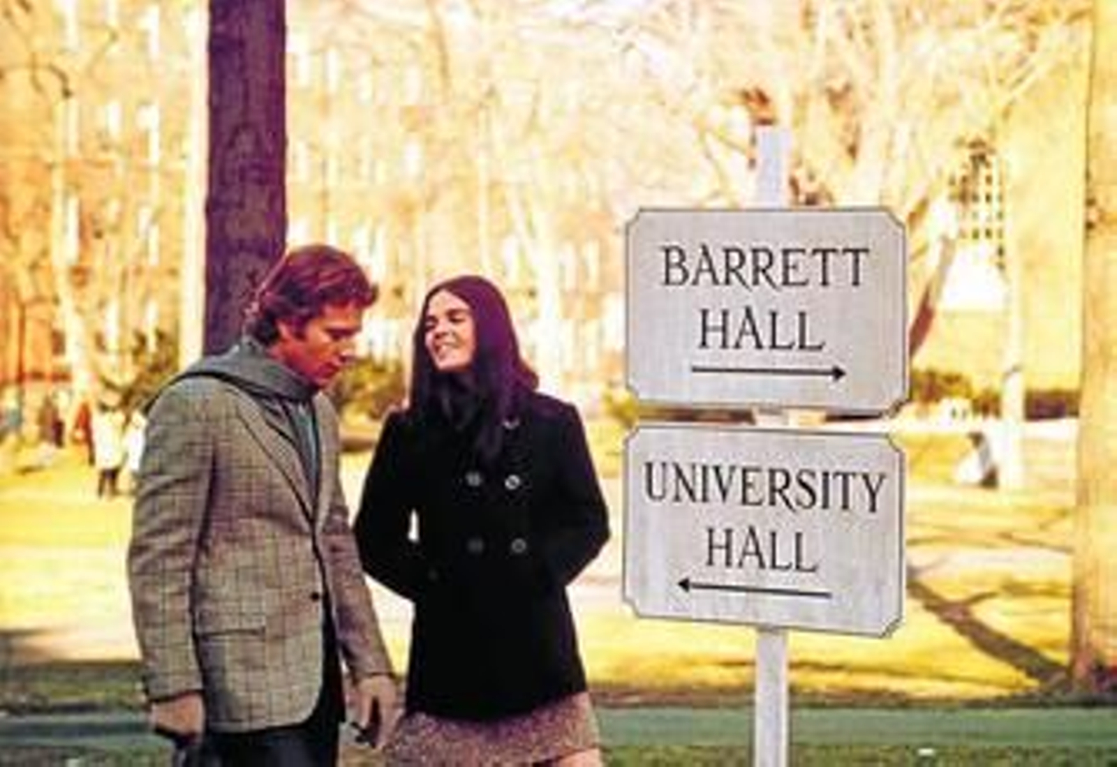 Ryan O'Neal y Ali MacGraw, en una escena de 'Love Story'.