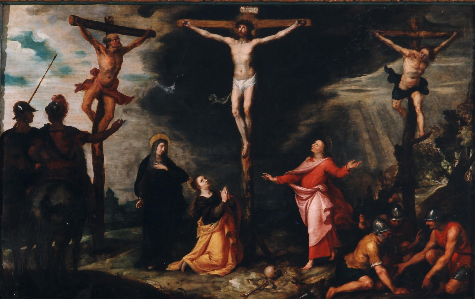 'Calvario', de Frans Francken II. 'Calvario', de Frans Francken II.