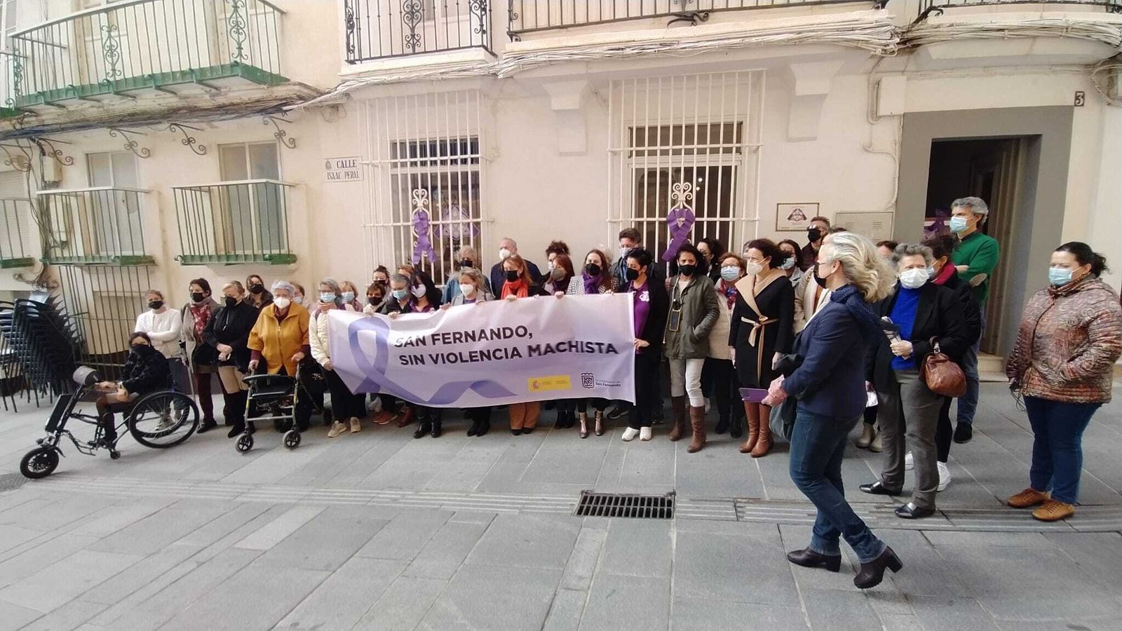 Nueva concentración contra la violencia de género en San Fernando.