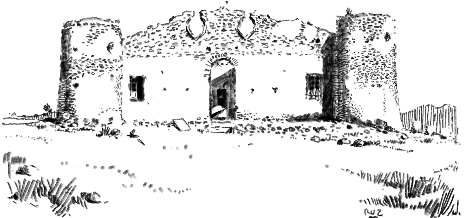 El CORTIJO DE LA ZARBA. Castillo en las nubes de los Spencer