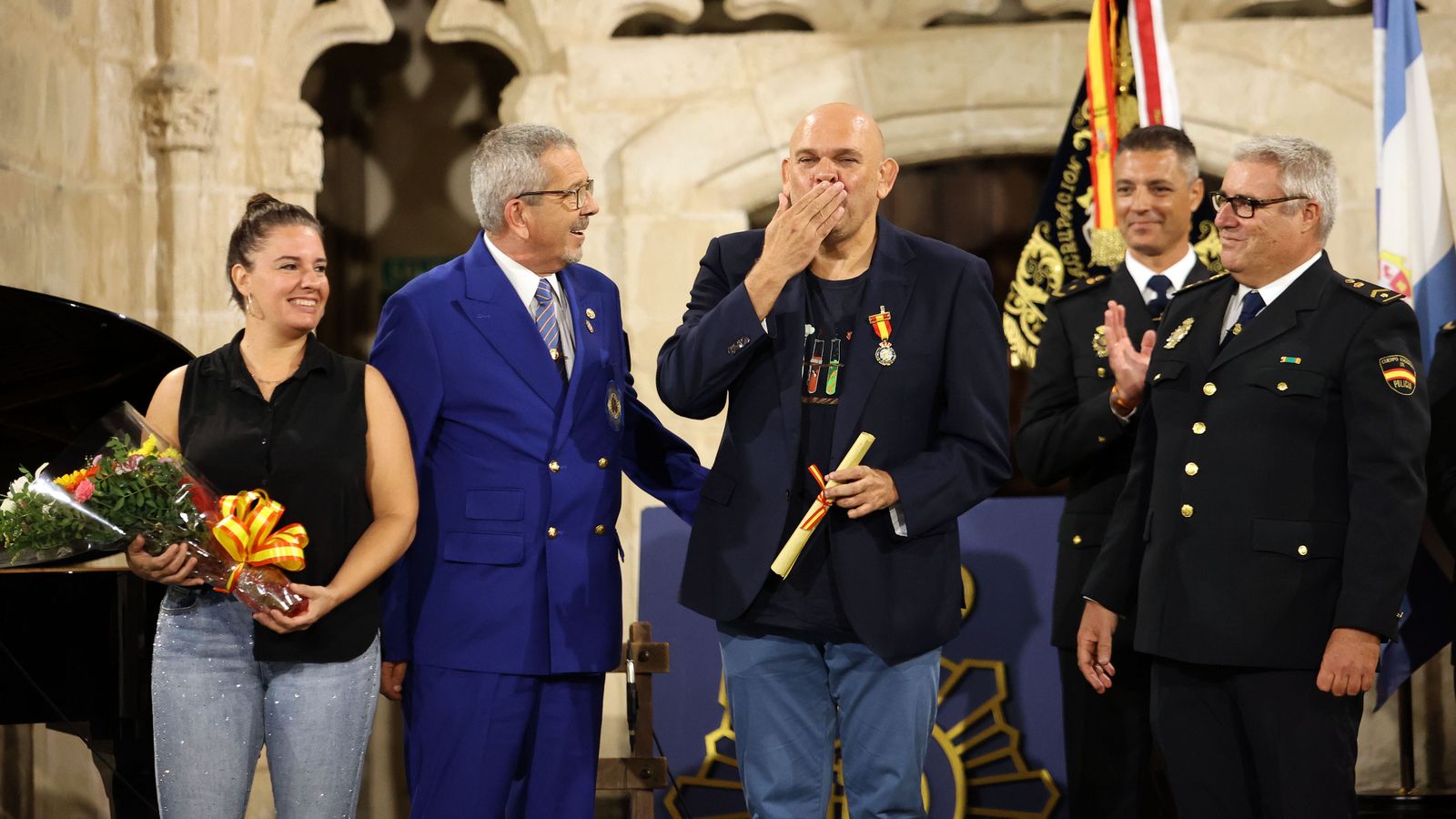 Entrega de medallas de la Asociación Santo Ángel de la Policía Nacional de Jerez