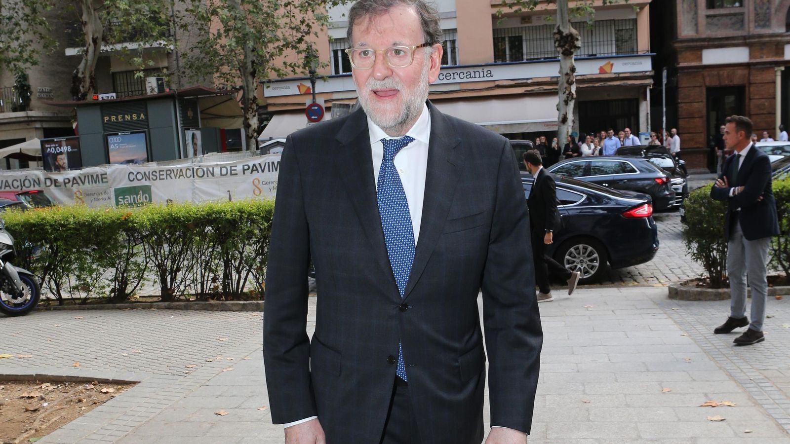 El ex presidente Mariano Rajoy en la boda de Marta Arenas