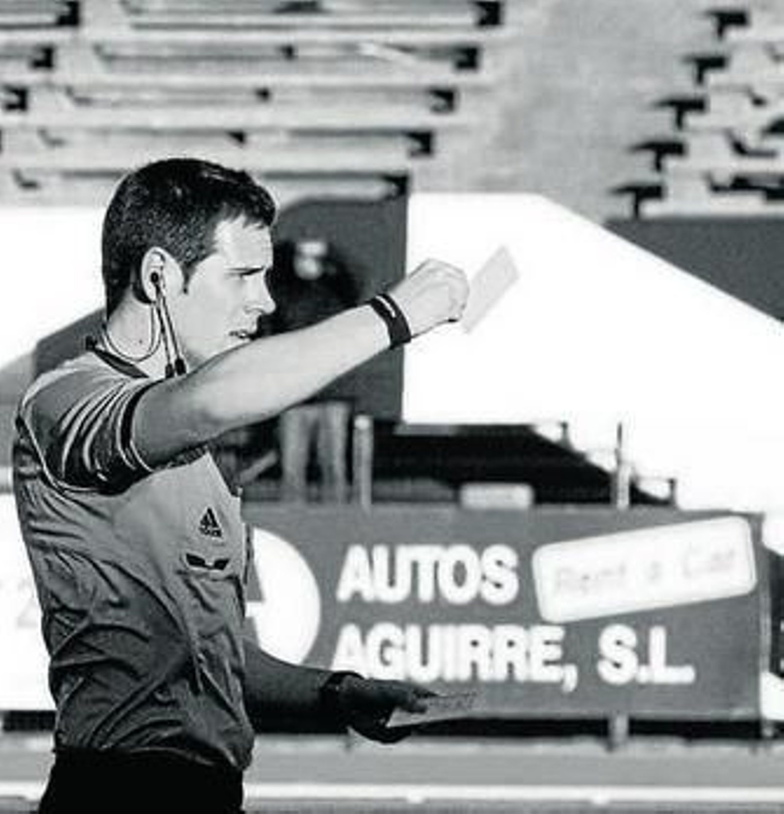 El granadino Artacho Cobo, en el partido del domingo en La Línea.