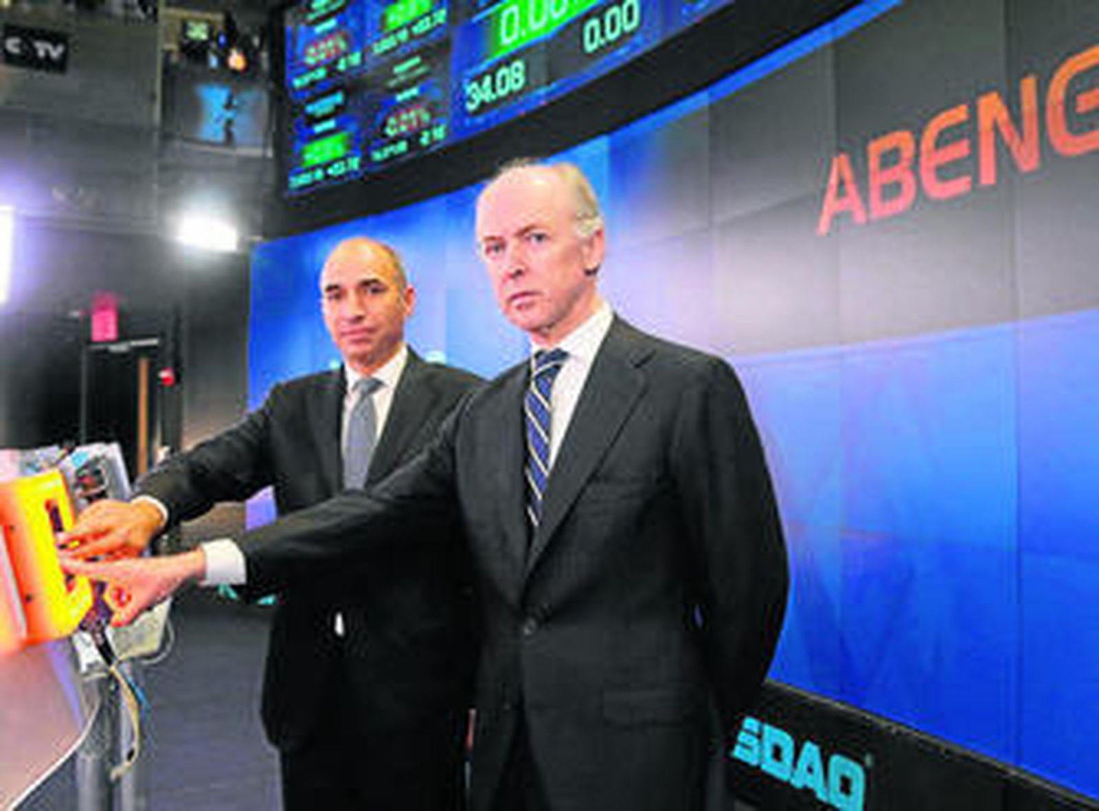 Manuel Sánchez Ortega, y Felipe Benjumea, consejero delegado y presidente de Abengoa, respectivamente.