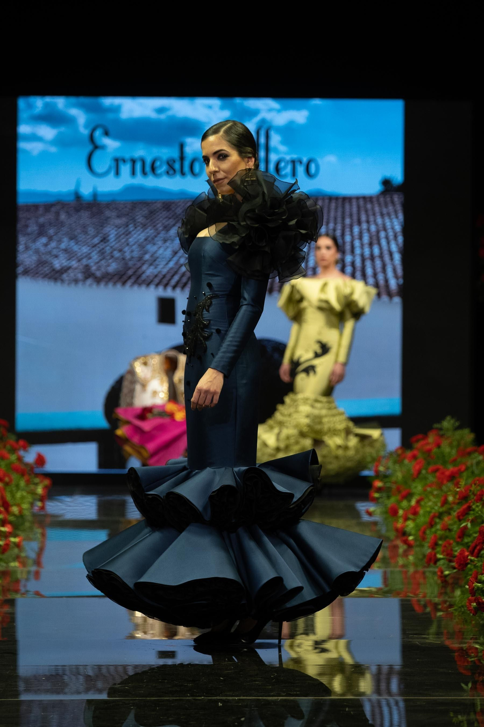 Desfile de Ernesto Sillero en la Pasarela Flamenca Jerez Tío Pepe 2023