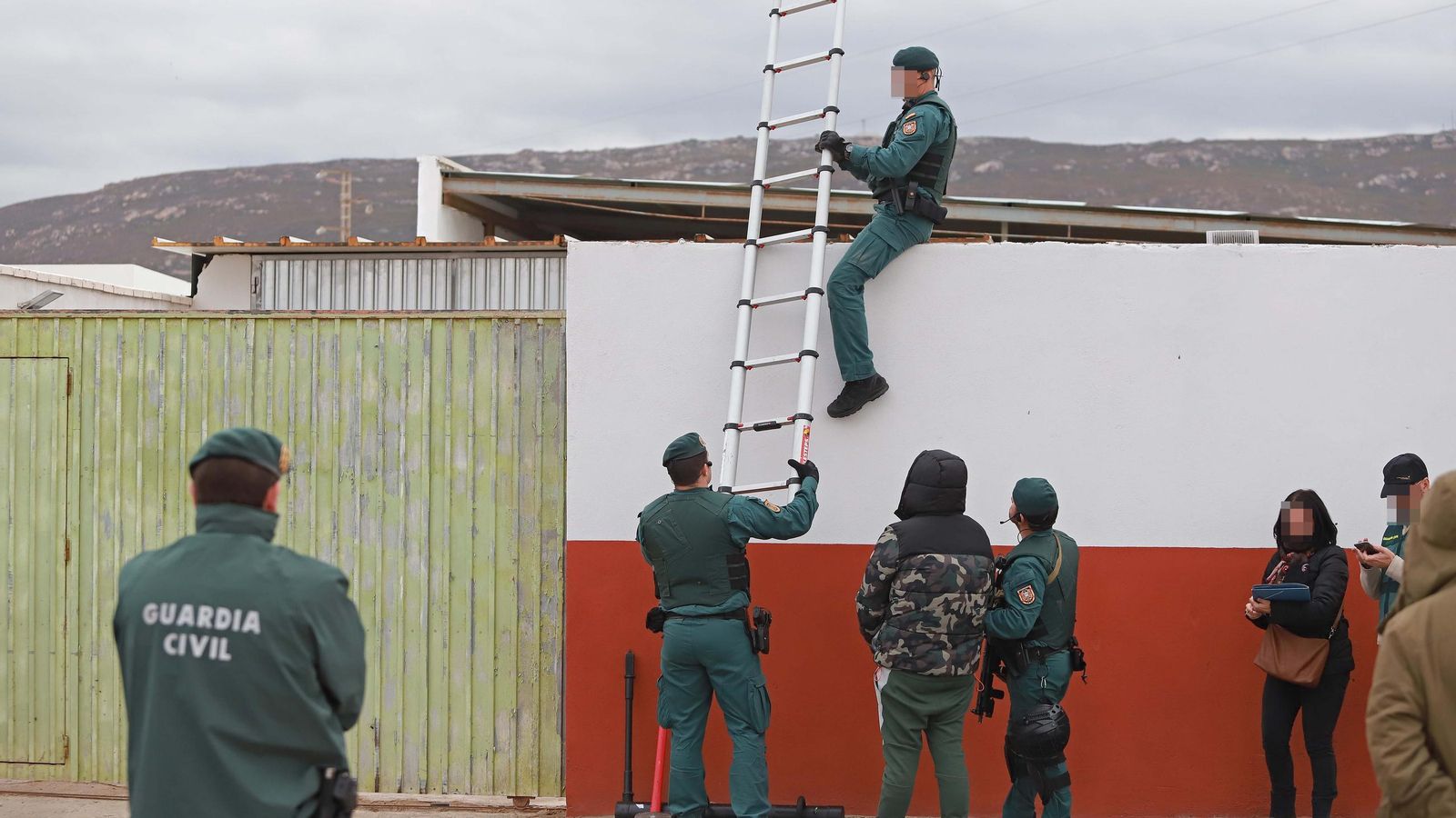 Un operativo contra el tráfico de drogas en el Campo de Gibraltar.