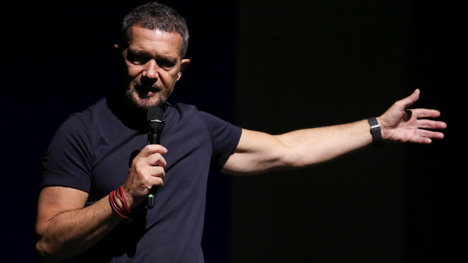 Antonio Banderas en el Teatro del Soho CaixaBank. Antonio Banderas en el Teatro del Soho CaixaBank.