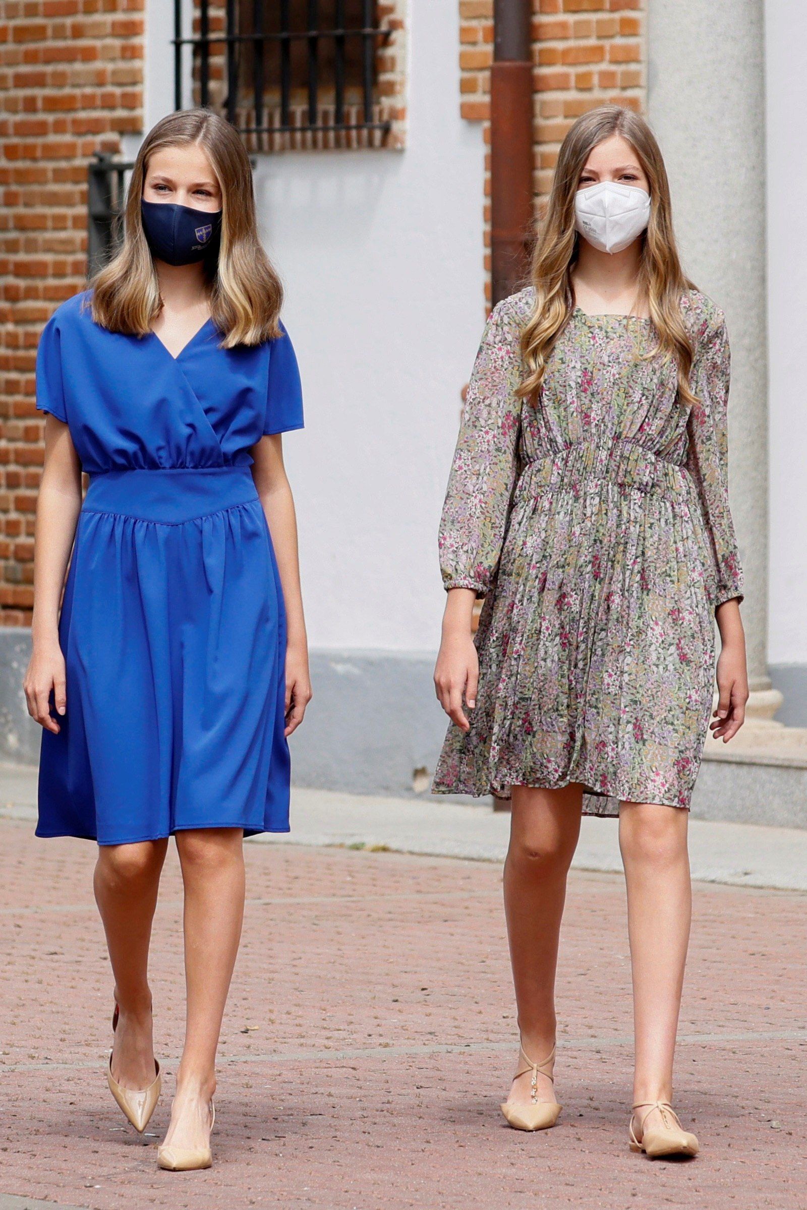 Doña Leonor con su hermana pequeña, la infanta Sofía.