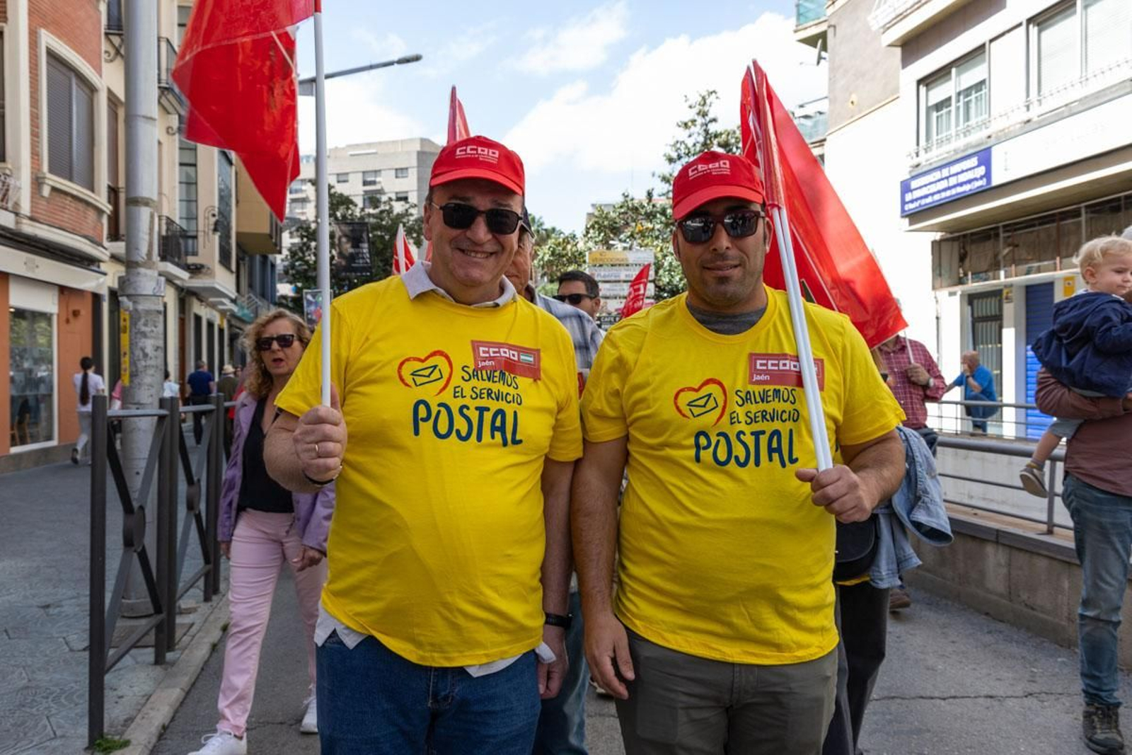 Manifestación convocada por el 1º de Mayo