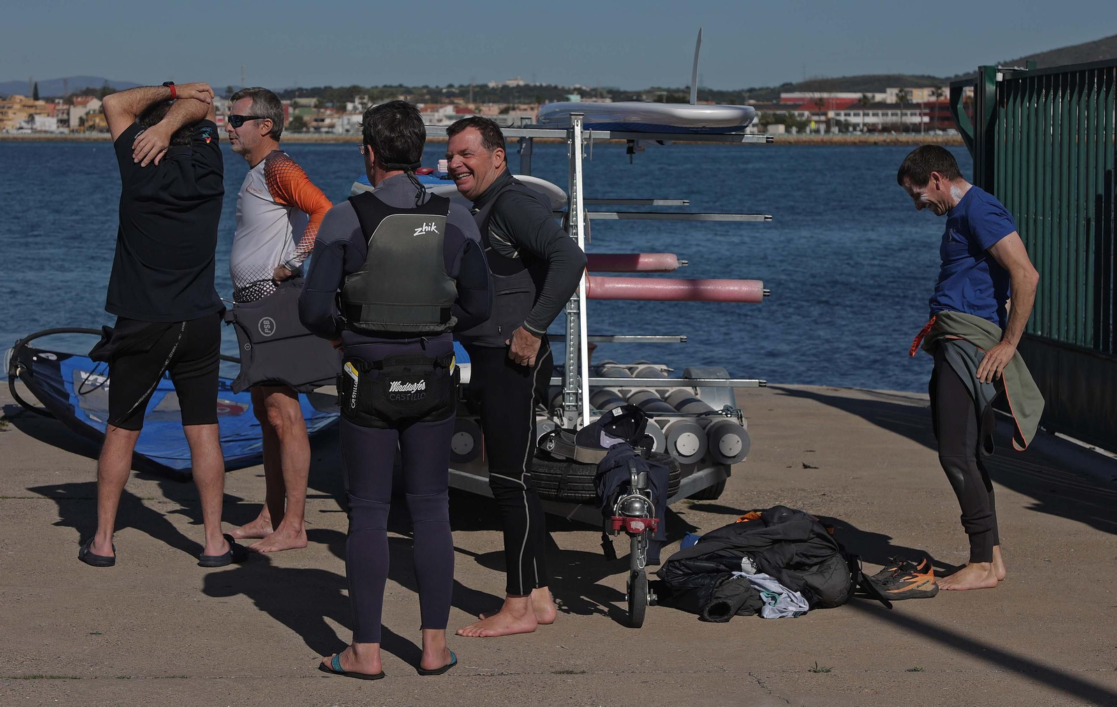 Fotos de la segunda jornada de la Copa de Andalucía de la clase windsurfer en La Línea