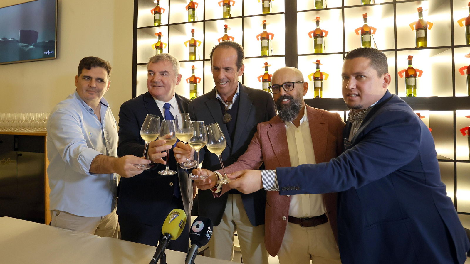 Cartel del partido Xerez CD - Cádiz CF en el 75 aniversario del Xerez CD