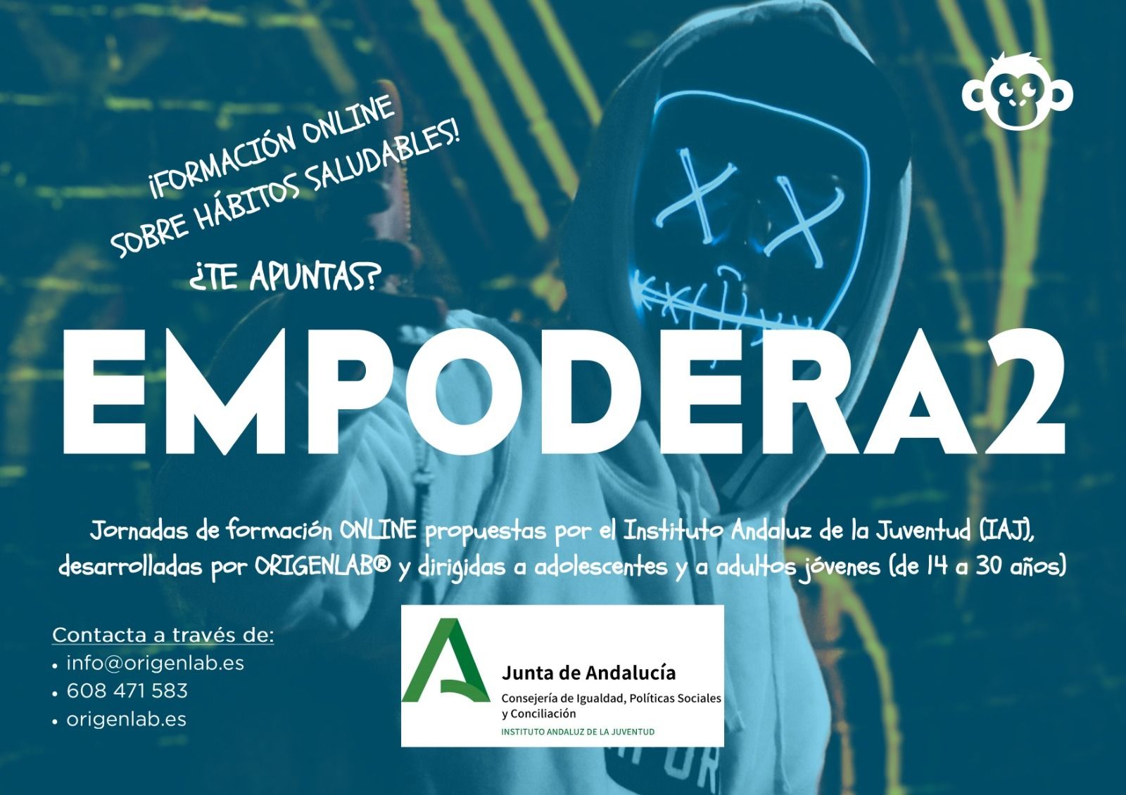 Cartel del curso organizado por el IAJ.