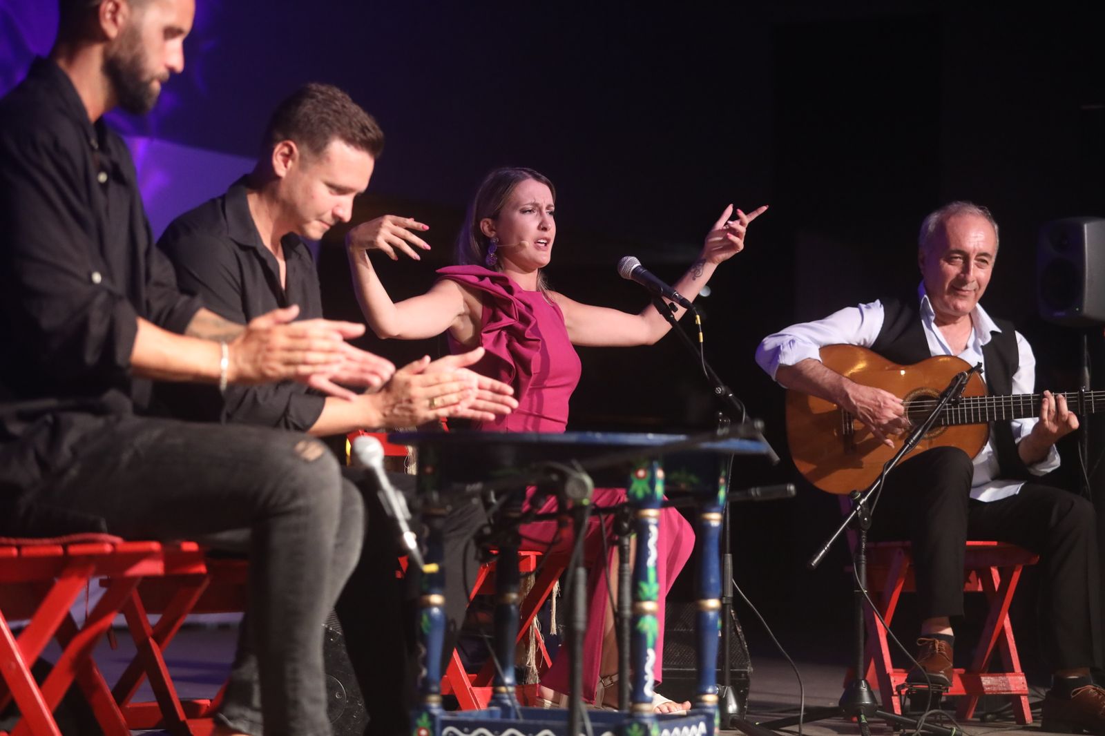 La noche flamenca en el Parque de San Fernando, en imágenes