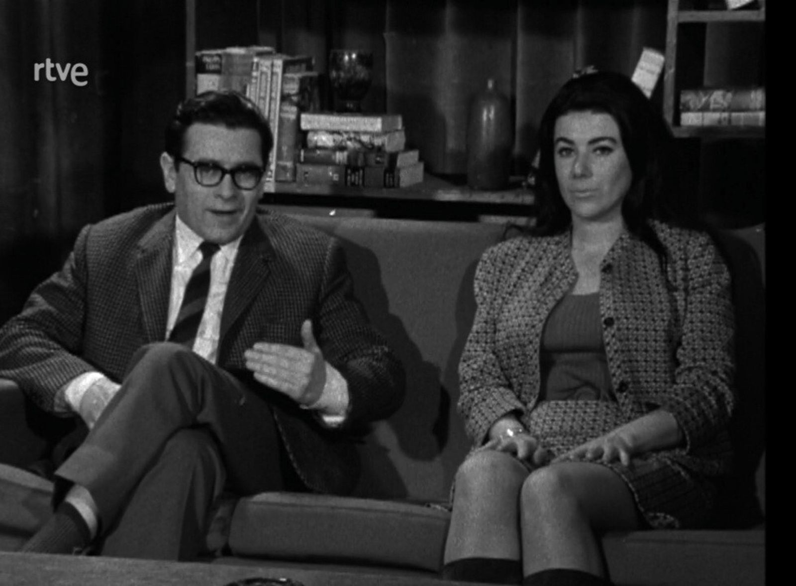 Antonio Mercero, director de 'Luz verde' y la modelo Luz Galas