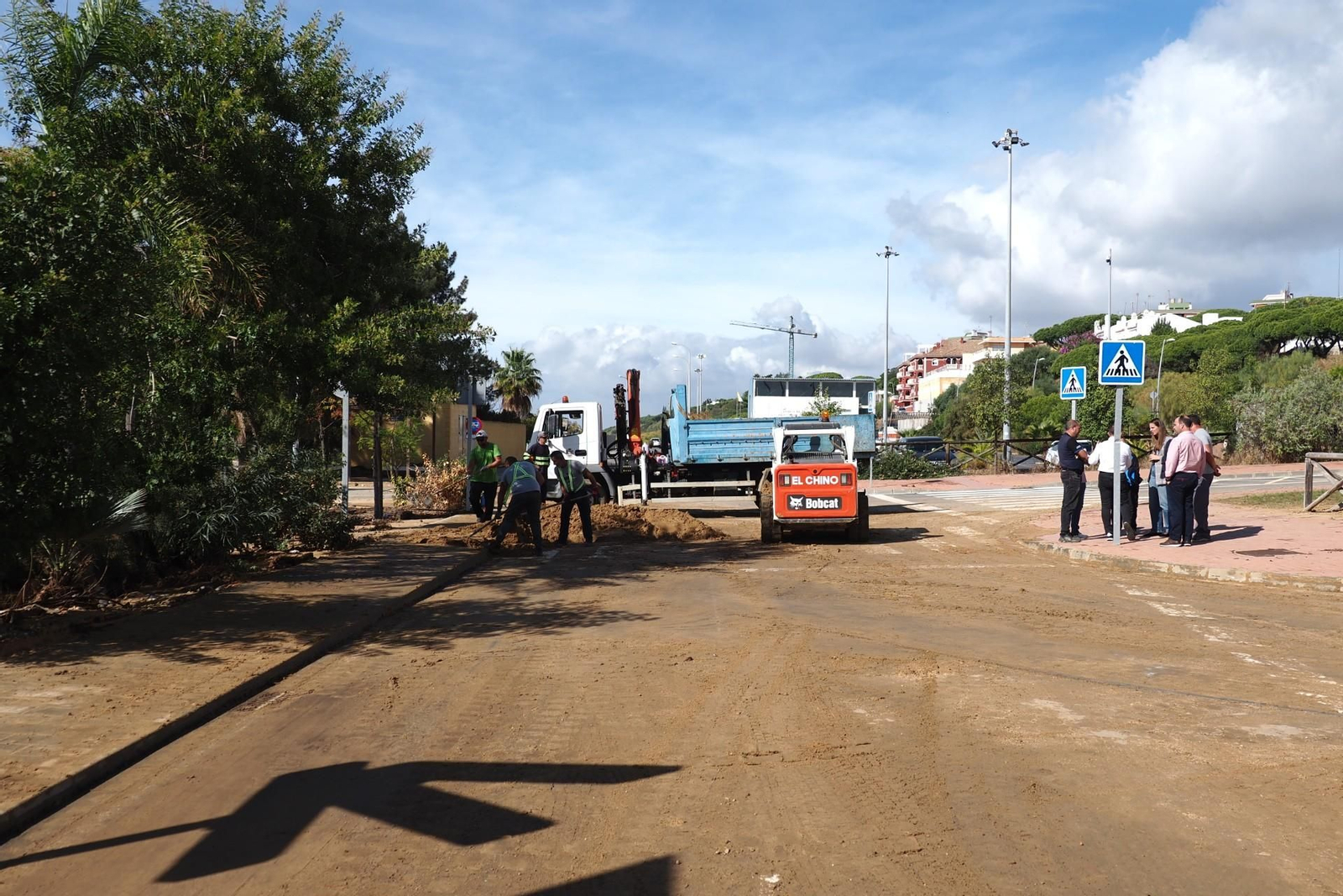 Arreglo de desperfectos en Mazagón.