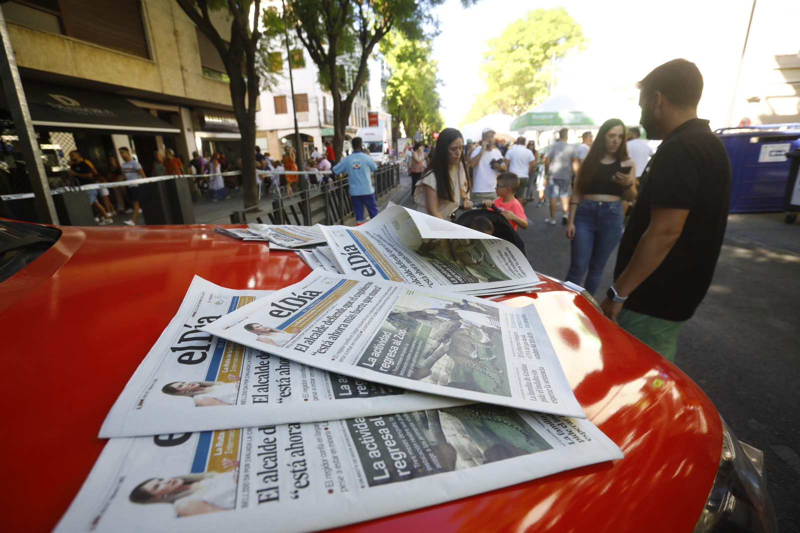 El ambiente en Montilla tras la llegada de La Vuelta, en imágenes