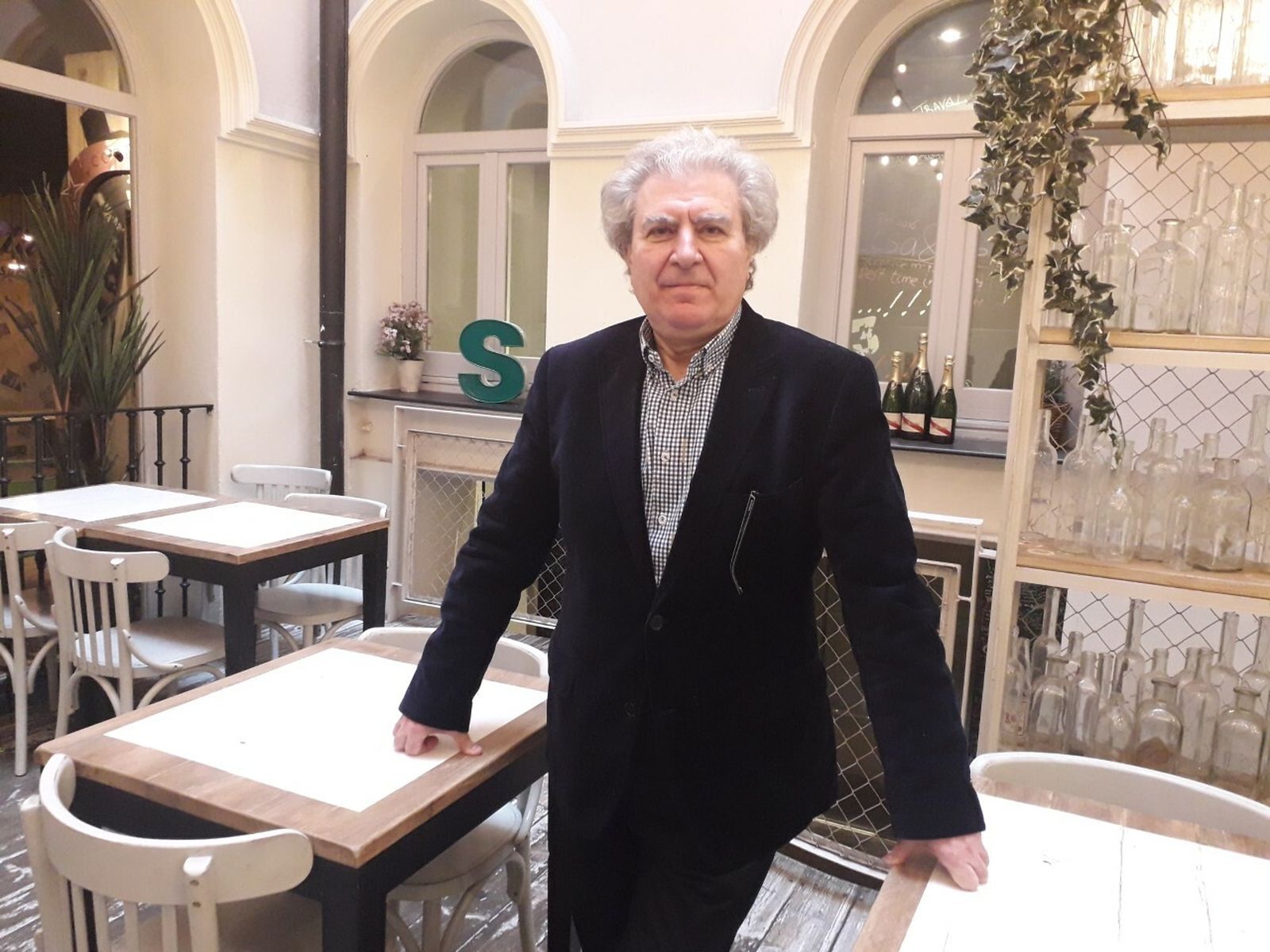 César Antonio Molina, esta semana en Madrid.