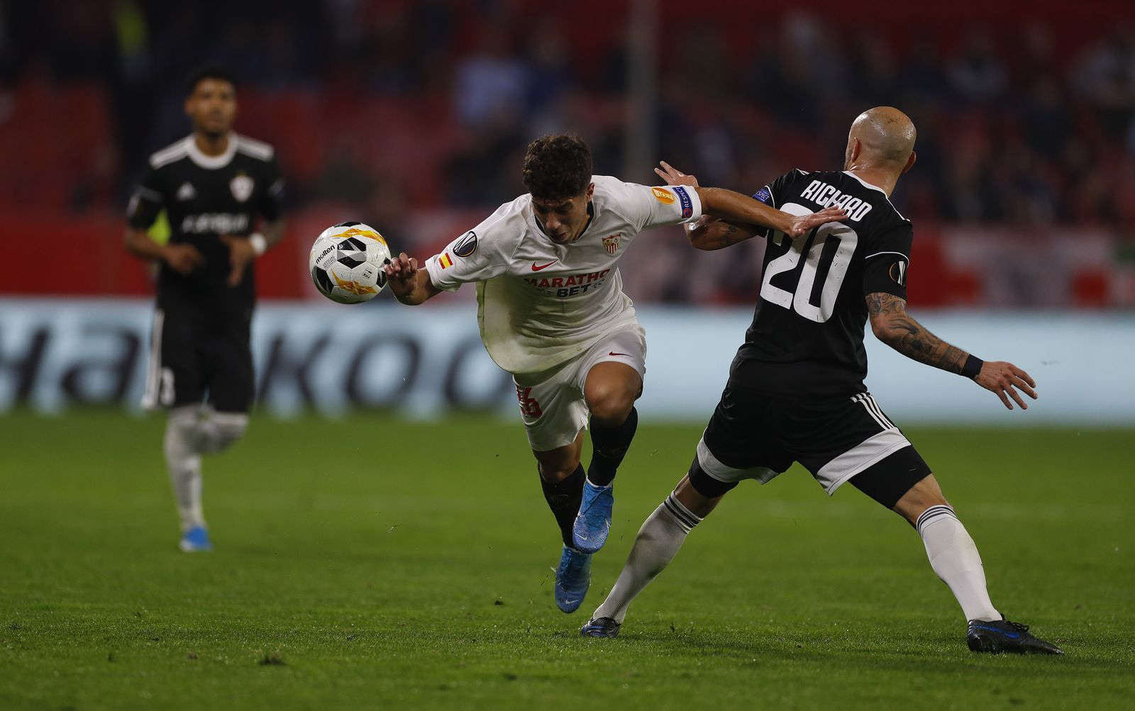 La imágenes del Sevilla fc-Qarabag Fk