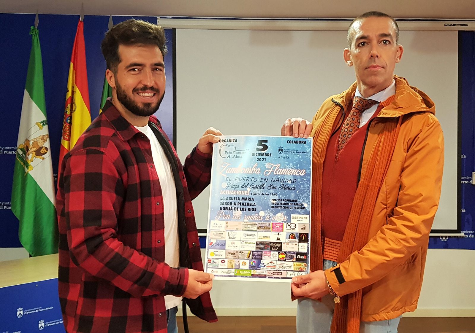 La presentación del cartel de la Zambomba Flamenca.