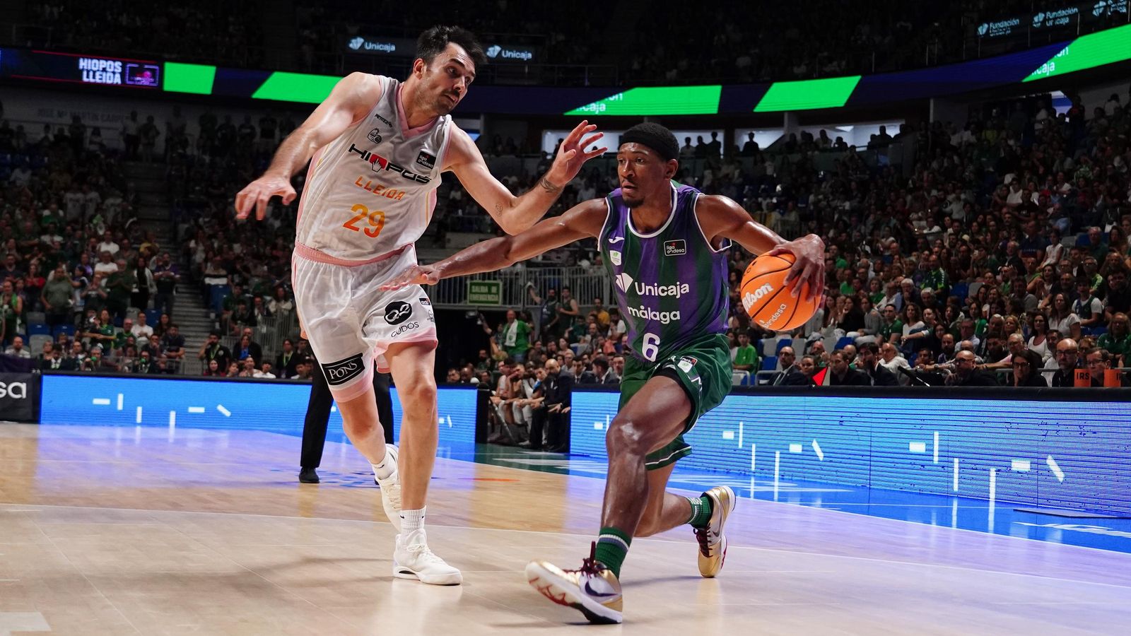 Las fotos del Unicaja-Hiopos Lleida