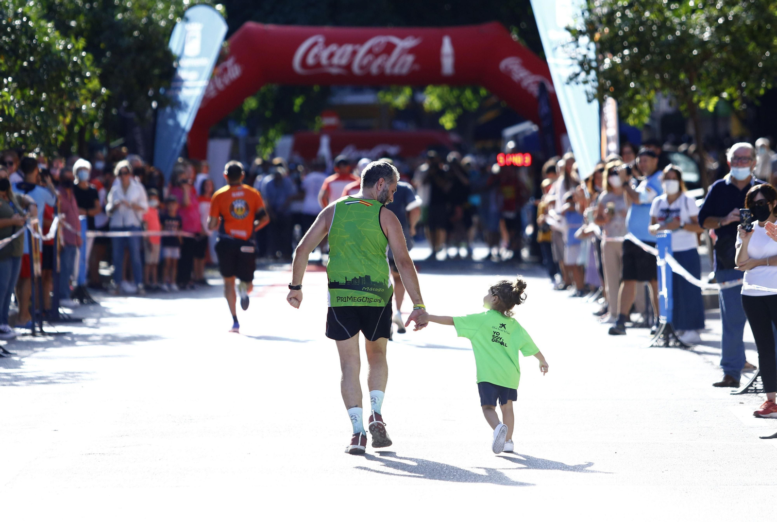 Las fotos de la primera carrera urbana en Málaga tras la pandemia Las fotos de la primera carrera urbana en Málaga tras la pandemia