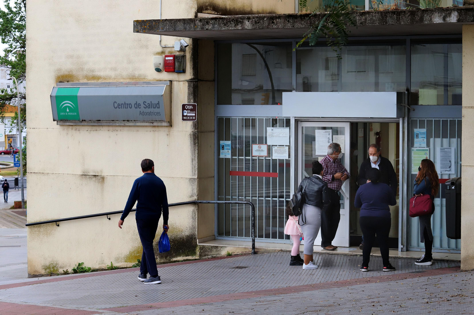 Centro de salud de Adoratrices en la capital onubense.
