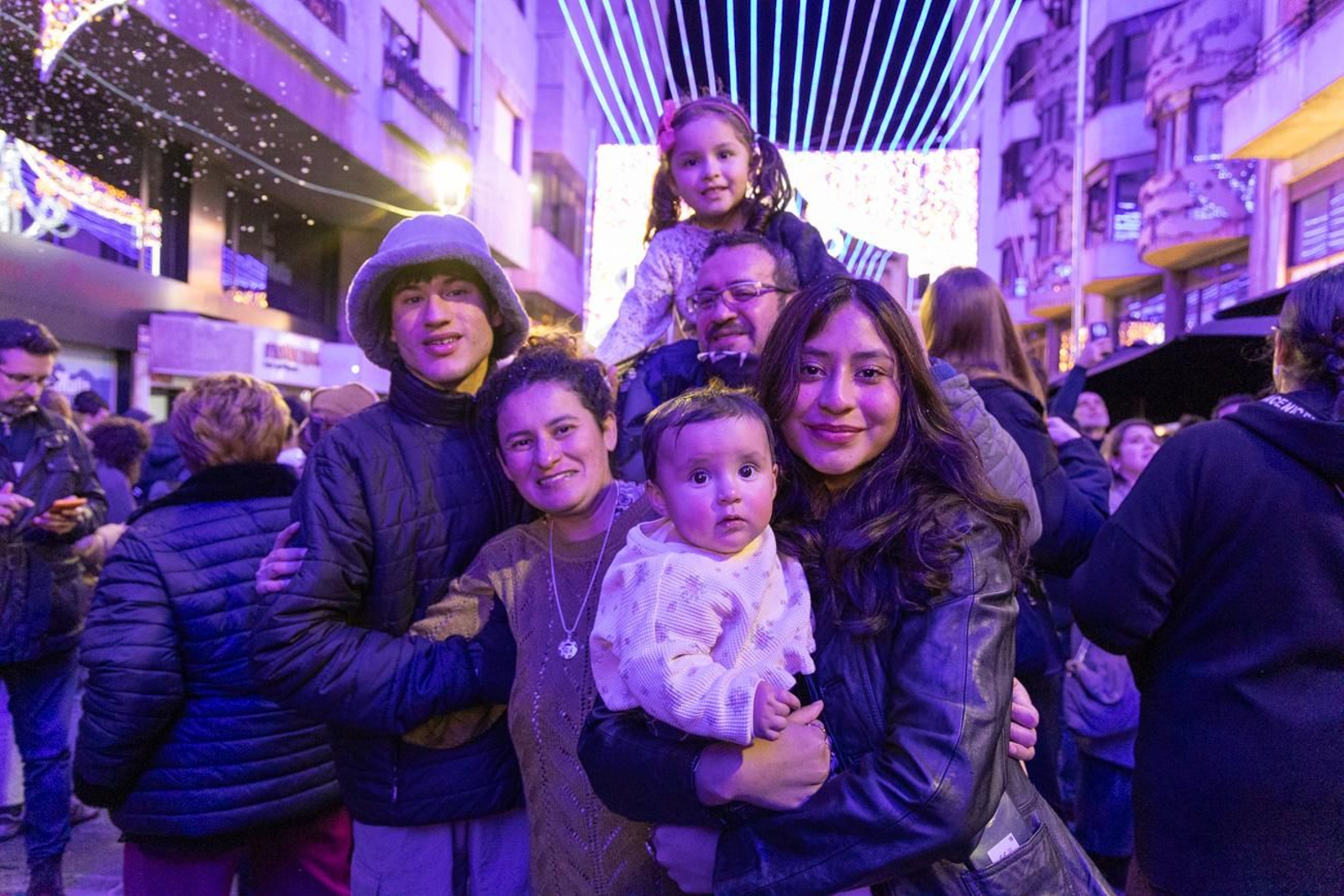 Iluminación navideña de la calle Bernabé Soriano