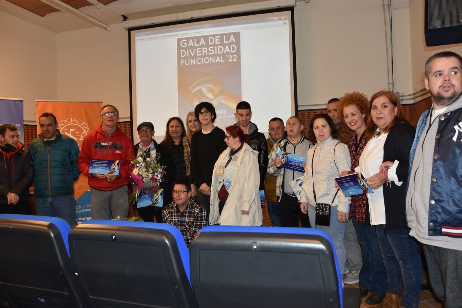 Foto de familia de la gala celebrada en Punta Umbría.