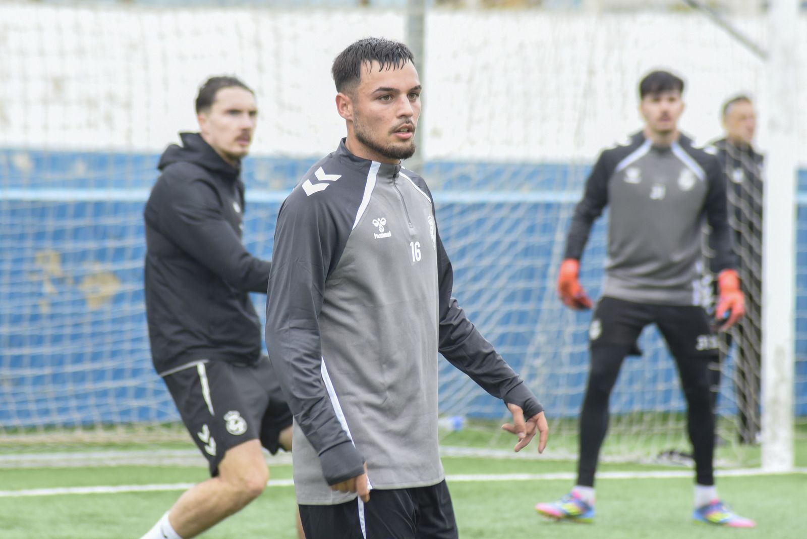 Las fotos del primer entrenamiento de Ángel Mancheño con la Balona