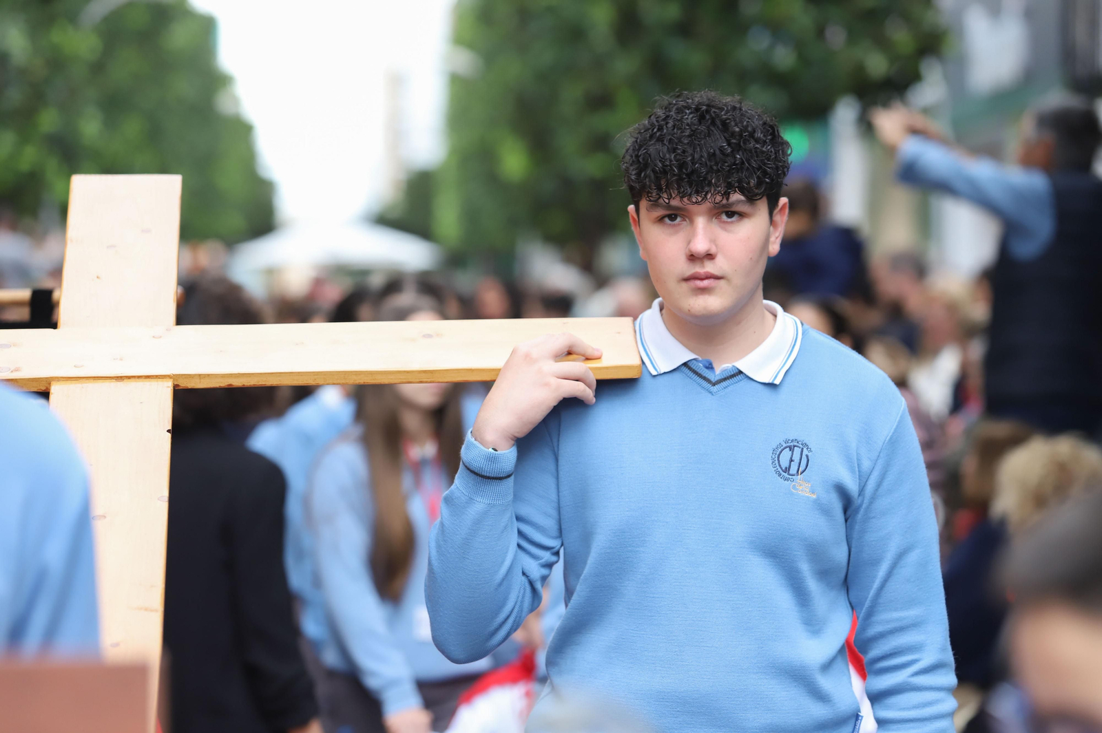 Fotos de la procesión infantil del colegio Nuestra Señora de los Milagros de Algeciras