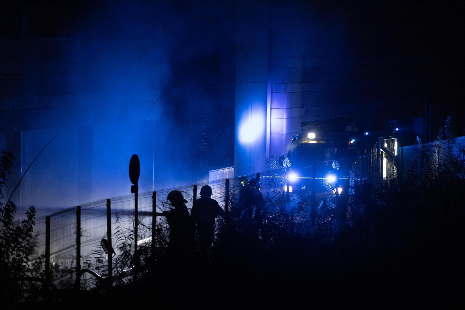 El auditorio Rocio Jurado en llamas, todas las fotos