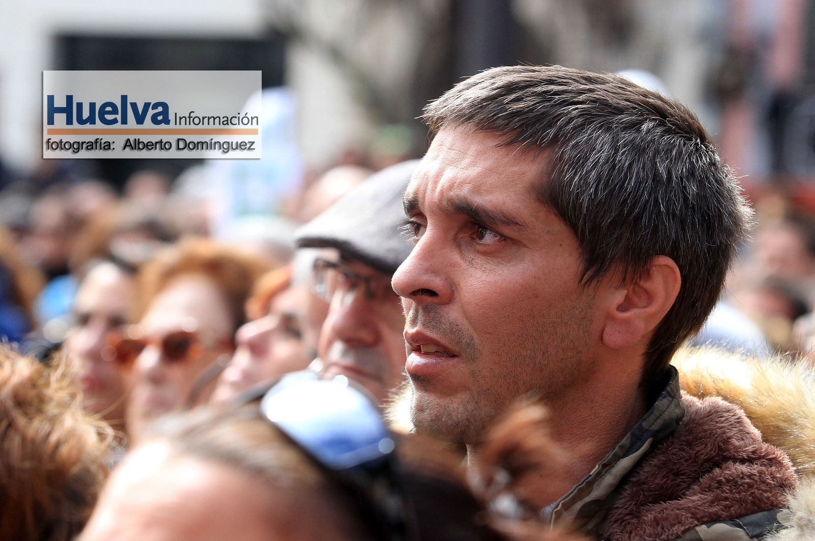 Imágenes de la manifestación contra la derogación de la prisión permanente revisable celebrada en Huelva