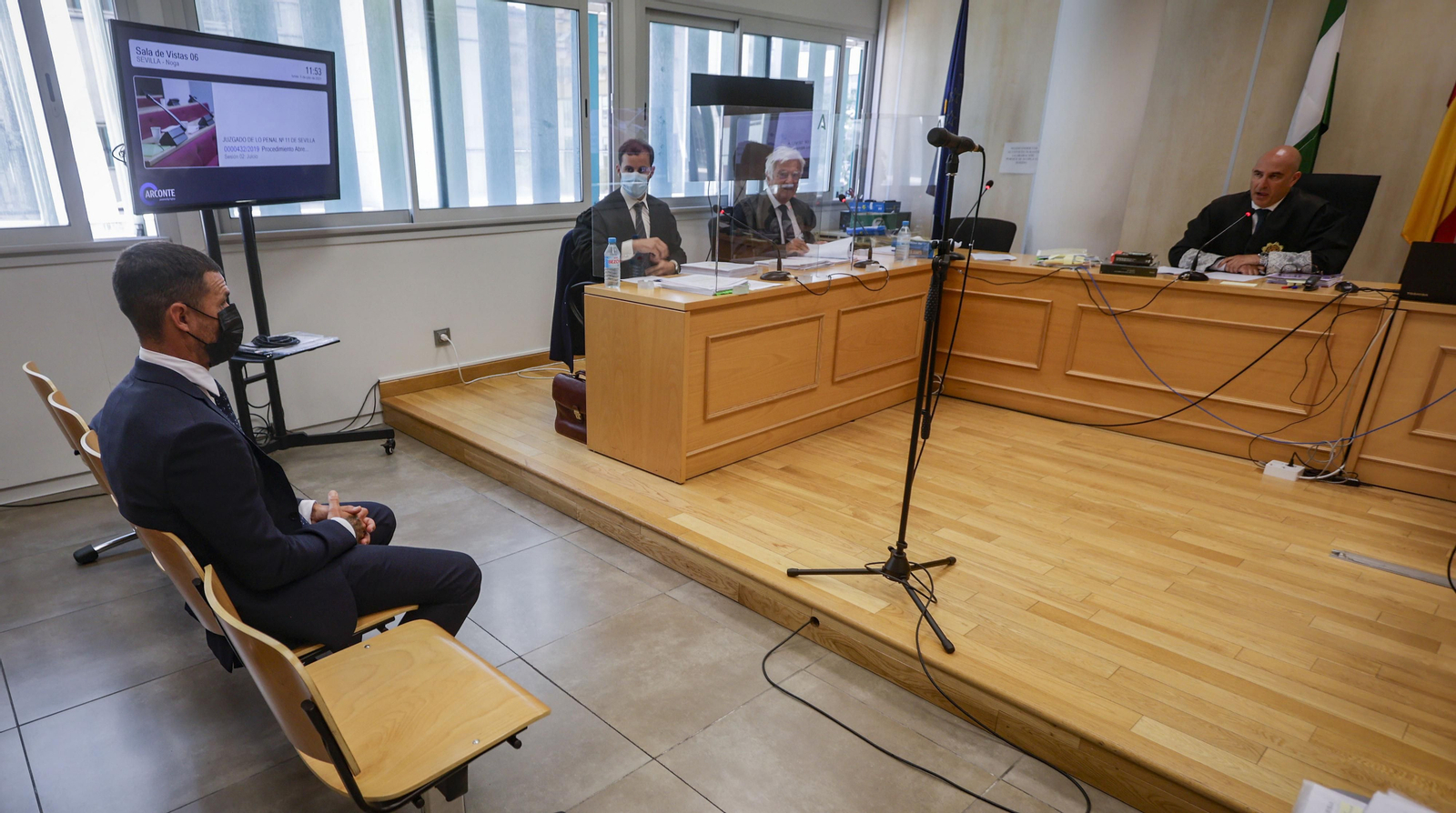 Rubén Castro durante el juicio