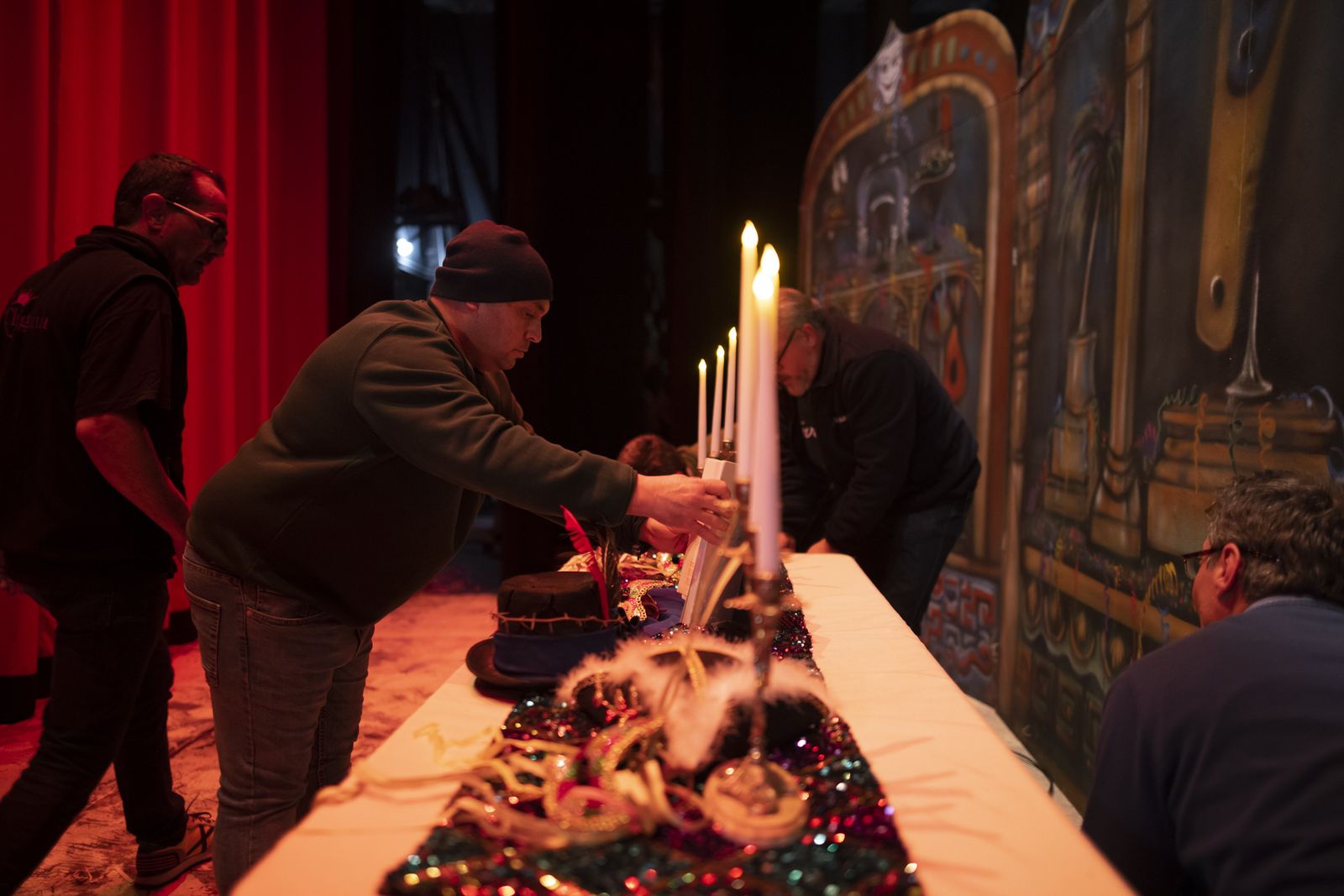 Ambiente en la final  del Carnaval Colombino